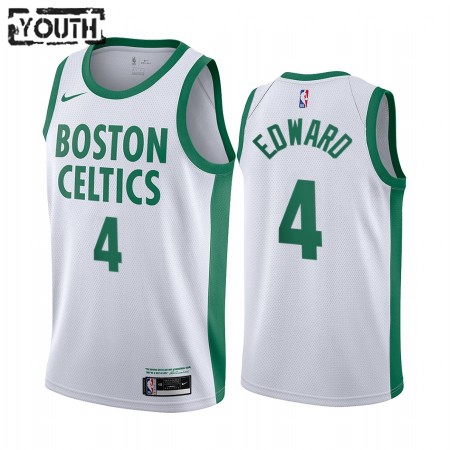 Maillot Basket Boston Celtics Carsen Edward 4 2020-21 City Edition Swingman - Enfant
